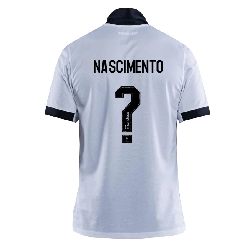 Danxen Donna Maglia Ruan Nascimento #0 Nero Bianco Kit Gara Away 2026/27 Maglietta