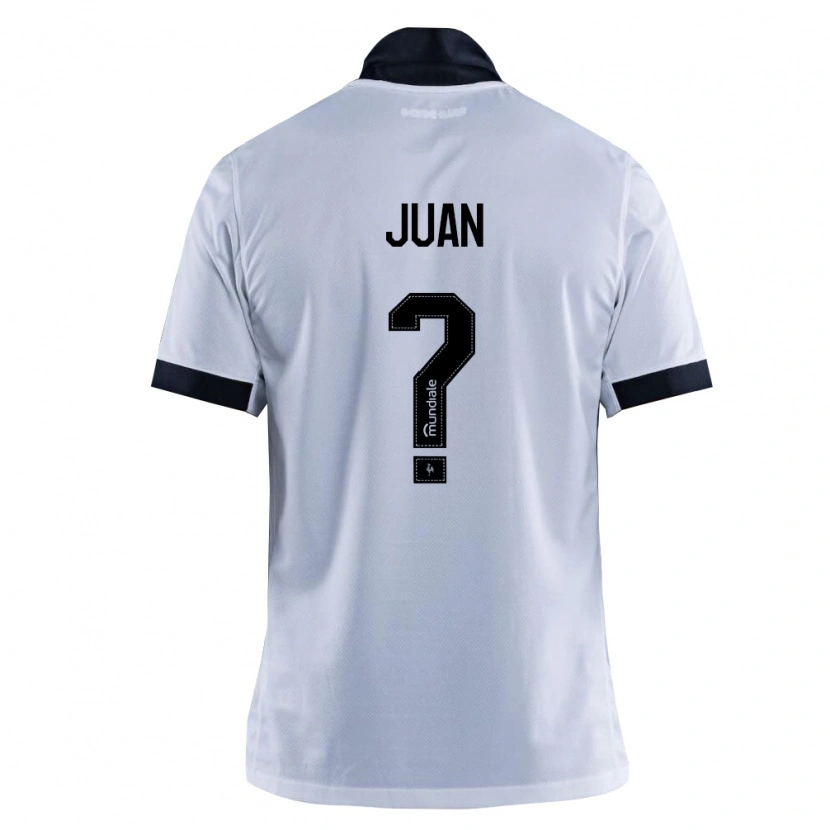 Danxen Donna Maglia Thiago Juan #0 Nero Bianco Kit Gara Away 2026/27 Maglietta