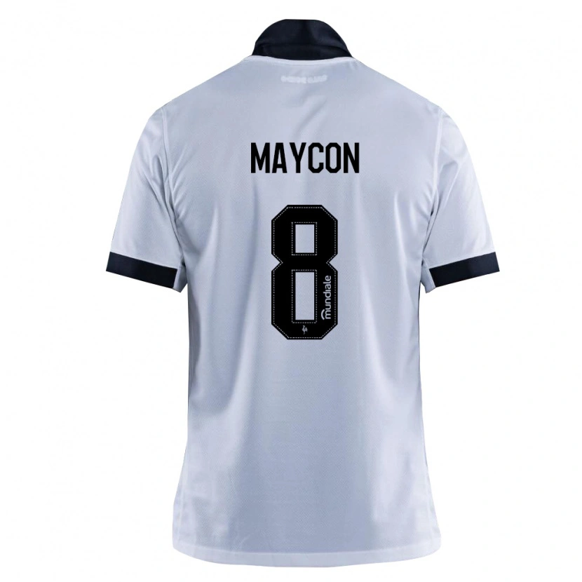 Danxen Donna Maglia Maycon De Andrade Barberan #8 Nero Bianco Kit Gara Away 2026/27 Maglietta