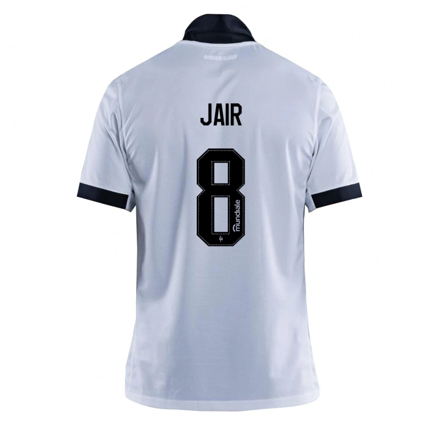 Danxen Donna Maglia Jair #8 Nero Bianco Kit Gara Away 2026/27 Maglietta