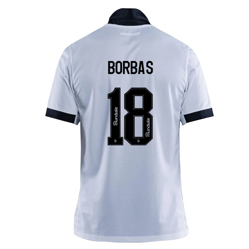 Danxen Donna Maglia Thiago Borbas #18 Nero Bianco Kit Gara Away 2026/27 Maglietta