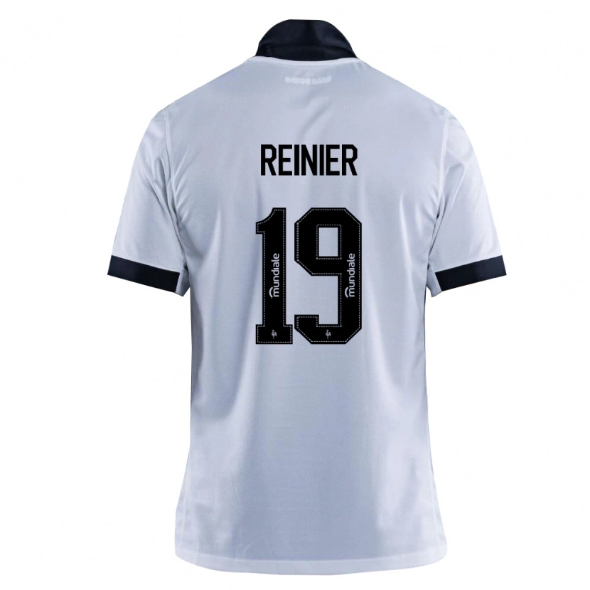 Danxen Donna Maglia Reinier Jesus Carvalho #19 Nero Bianco Kit Gara Away 2026/27 Maglietta