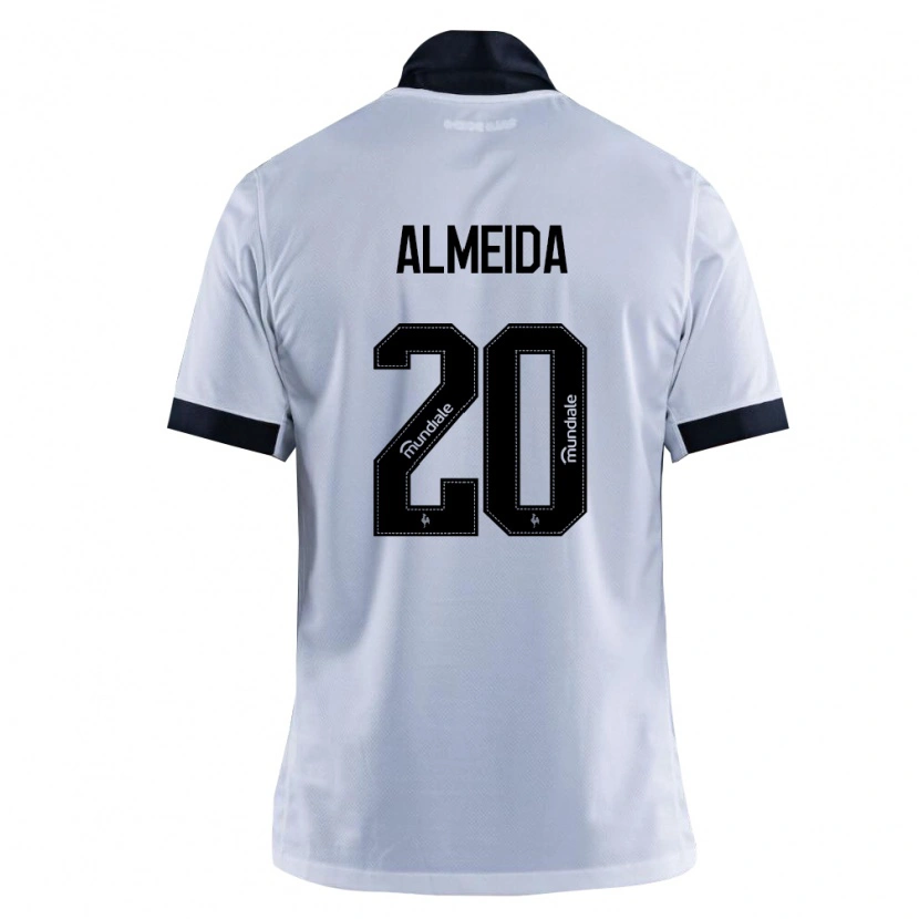 Danxen Donna Maglia Vinicius Almeida #20 Nero Bianco Kit Gara Away 2026/27 Maglietta