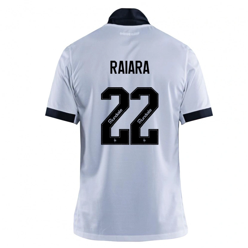 Danxen Donna Maglia Raiara #22 Nero Bianco Kit Gara Away 2026/27 Maglietta