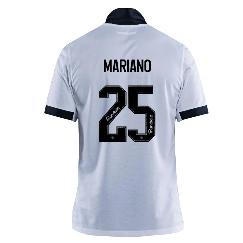 Danxen Donna Maglia Mariano #25 Nero Bianco Kit Gara Away 2026/27 Maglietta