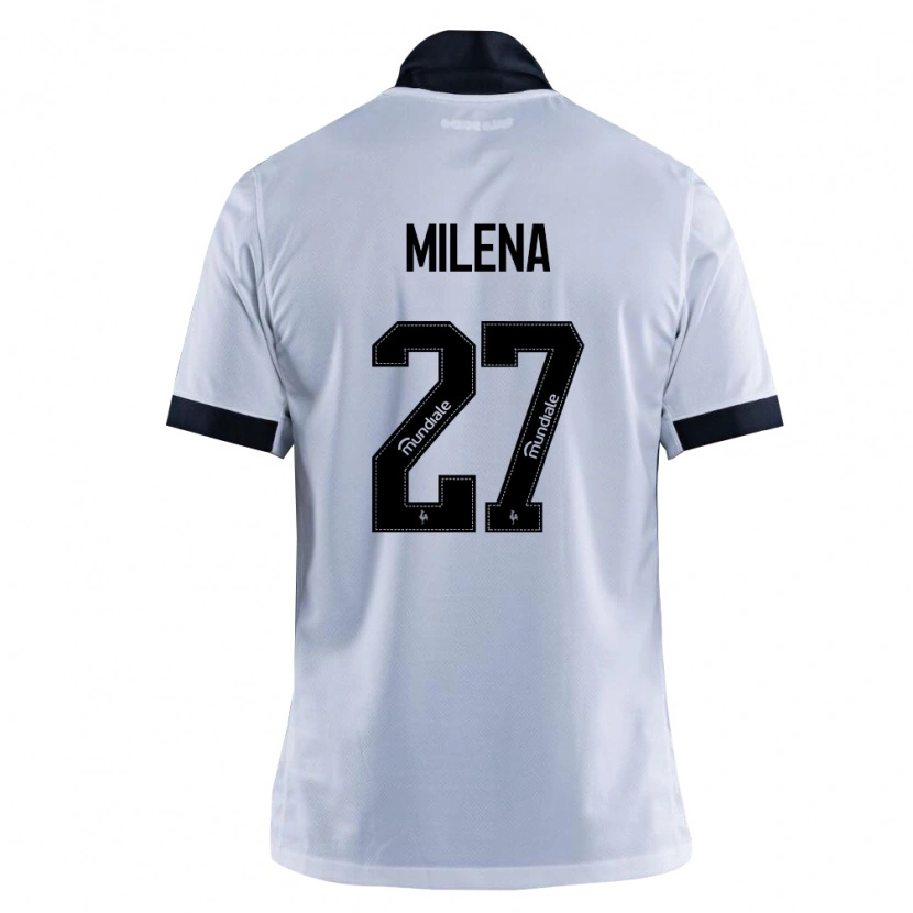 Danxen Donna Maglia Milena #27 Nero Bianco Kit Gara Away 2026/27 Maglietta
