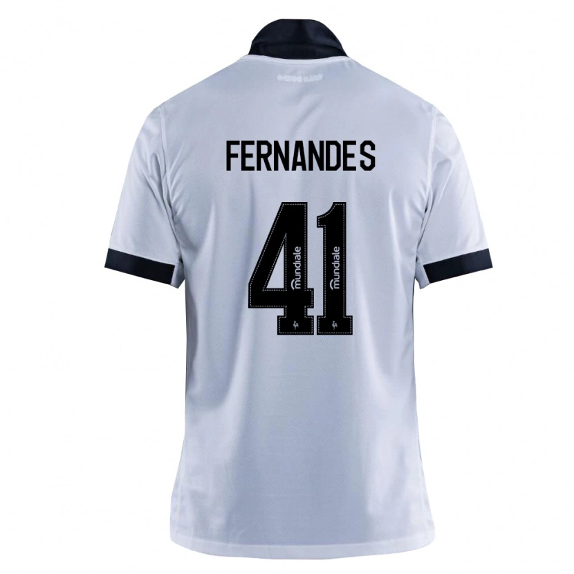 Danxen Donna Maglia Murillo Fernandes #41 Nero Bianco Kit Gara Away 2026/27 Maglietta