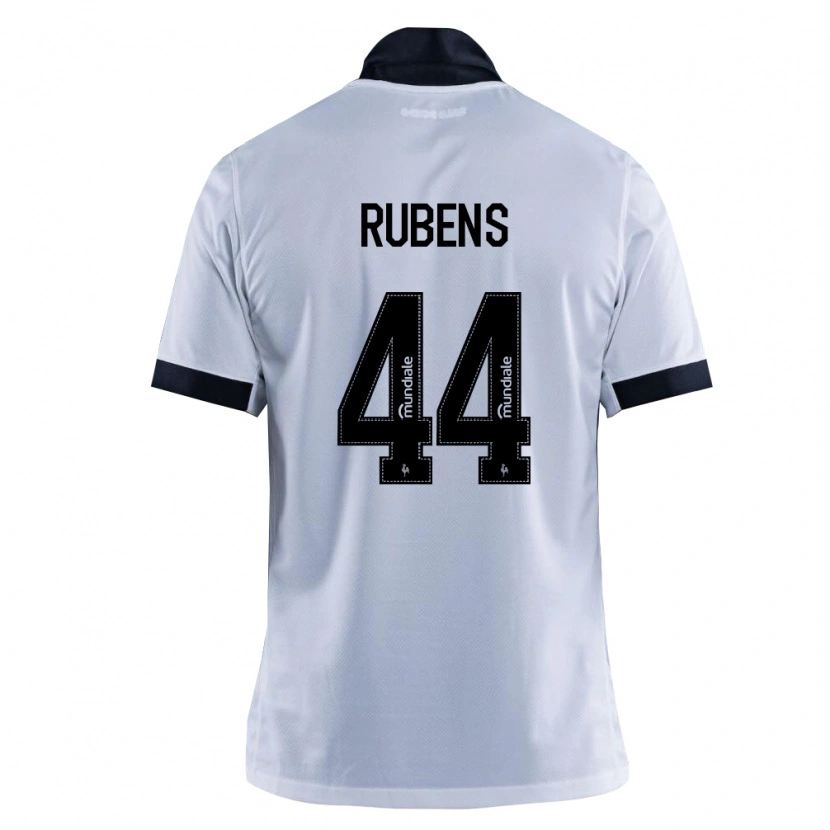 Danxen Donna Maglia Rubens #44 Nero Bianco Kit Gara Away 2026/27 Maglietta