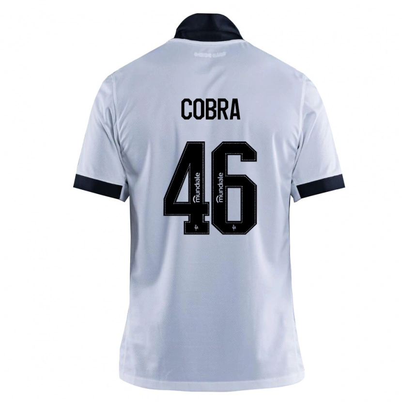 Danxen Donna Maglia Pedro Cobra #46 Nero Bianco Kit Gara Away 2026/27 Maglietta