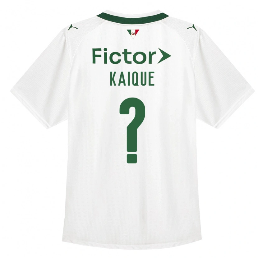 Danxen Donna Maglia Kaique Gabriel Da Conceição #0 Verde Bianco Kit Gara Away 2026/27 Maglietta