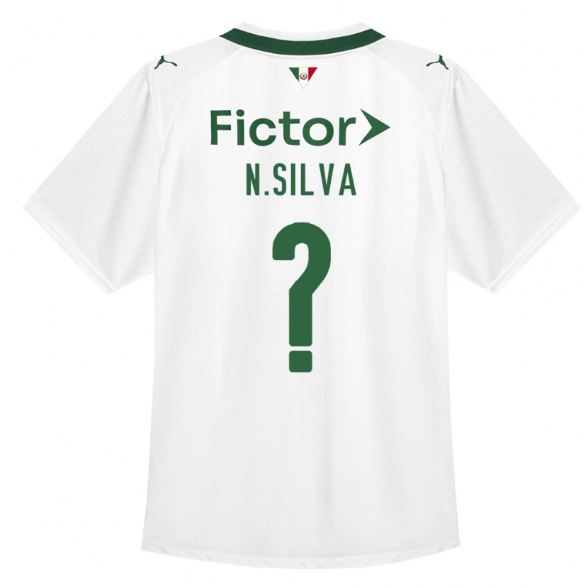 Danxen Donna Maglia Ney Silva #0 Verde Bianco Kit Gara Away 2026/27 Maglietta