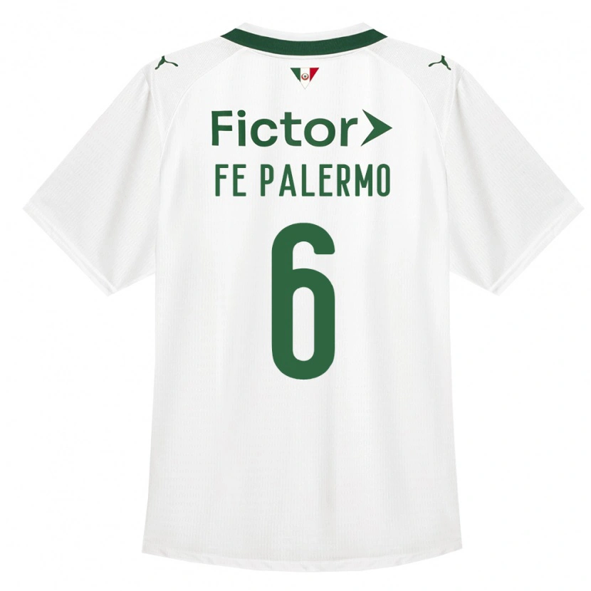 Danxen Donna Maglia Fe Palermo #6 Verde Bianco Kit Gara Away 2026/27 Maglietta