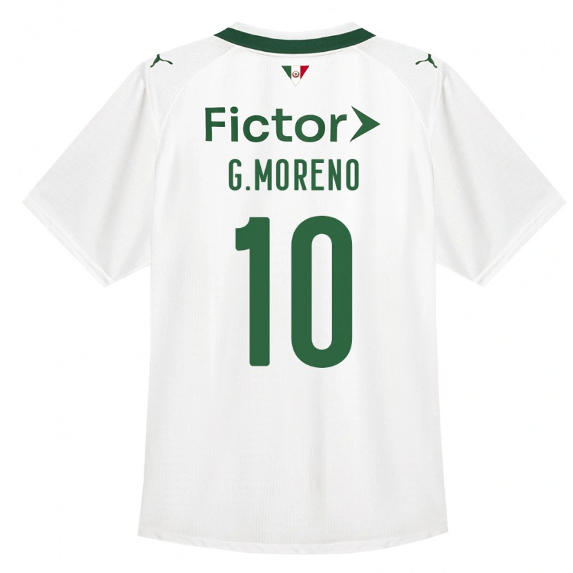 Danxen Donna Maglia Gerardo Moreno #10 Verde Bianco Kit Gara Away 2026/27 Maglietta