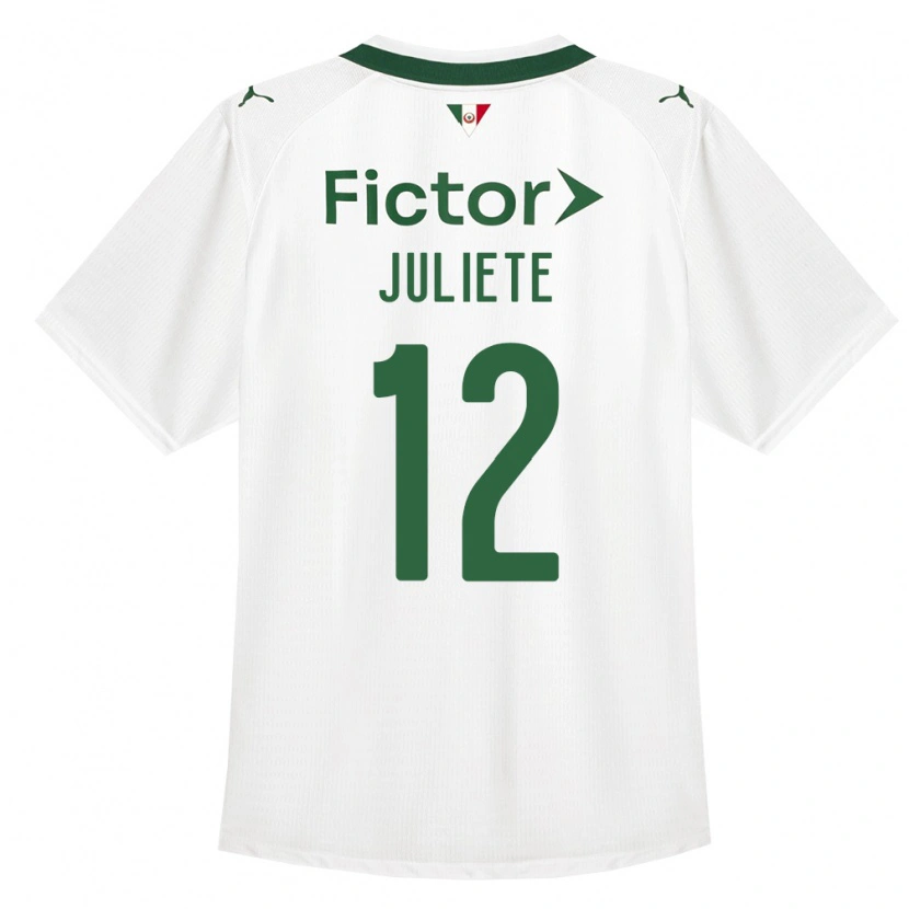 Danxen Donna Maglia Juliete #12 Verde Bianco Kit Gara Away 2026/27 Maglietta
