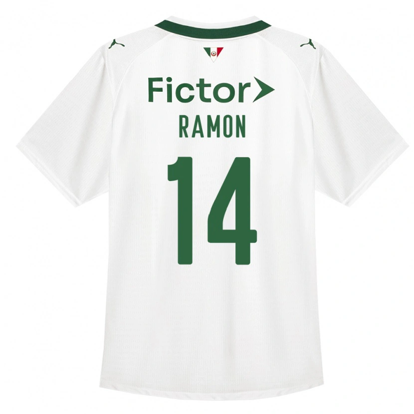 Danxen Donna Maglia Luccas Ramon #14 Verde Bianco Kit Gara Away 2026/27 Maglietta