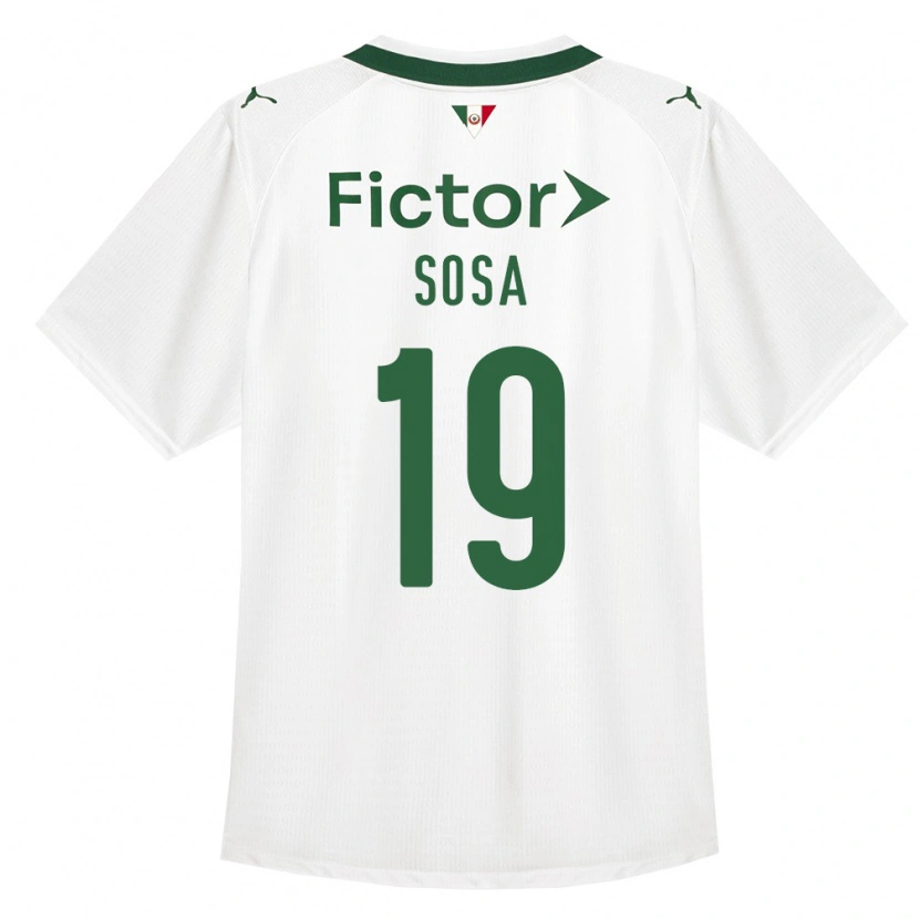 Danxen Donna Maglia Ramón Sosa #19 Verde Bianco Kit Gara Away 2026/27 Maglietta