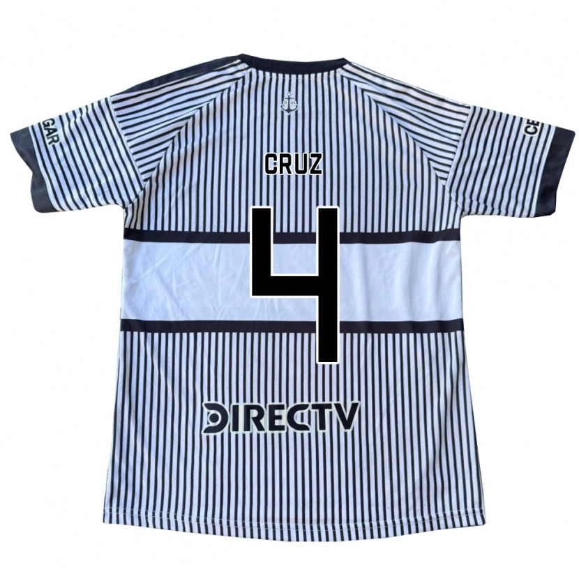 Danxen Donna Maglia Julieta Cruz #4 Bianco Giallo Nero Kit Gara Away 2026/27 Maglietta