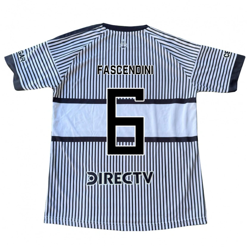 Danxen Donna Maglia Valentin Fascendini #6 Bianco Giallo Nero Kit Gara Away 2026/27 Maglietta