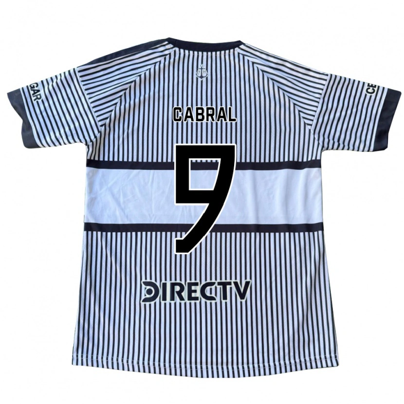 Danxen Donna Maglia Bruno Cabral #9 Bianco Giallo Nero Kit Gara Away 2026/27 Maglietta