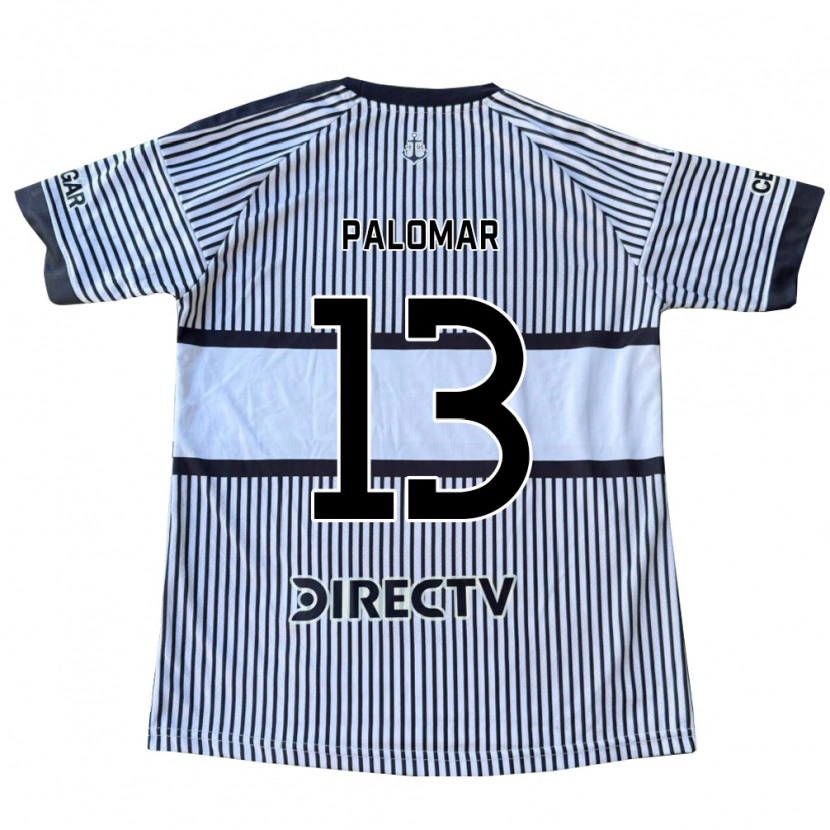 Danxen Donna Maglia Estefania Palomar #13 Bianco Giallo Nero Kit Gara Away 2026/27 Maglietta