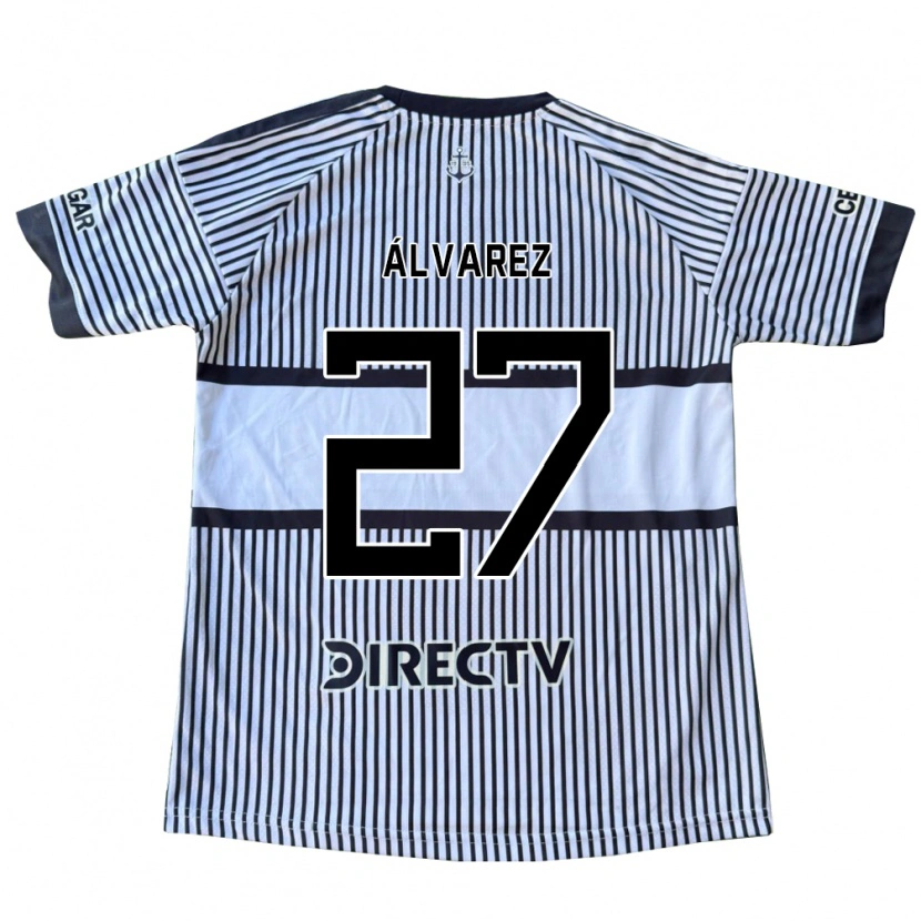 Danxen Donna Maglia Violeta Álvarez #27 Bianco Giallo Nero Kit Gara Away 2026/27 Maglietta