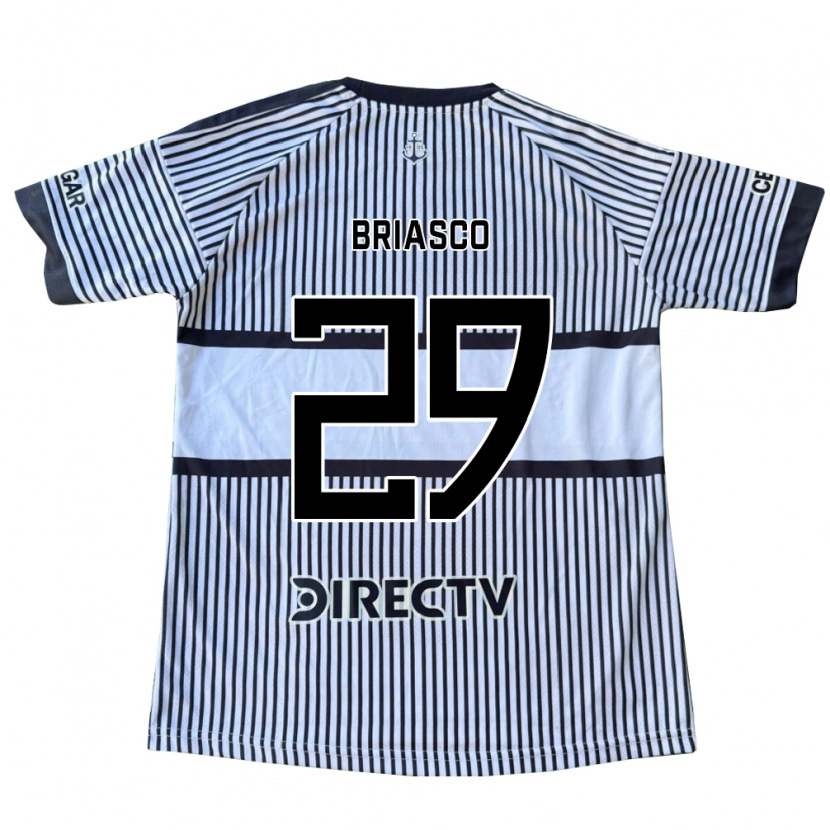 Danxen Donna Maglia Norberto Briasco #29 Bianco Giallo Nero Kit Gara Away 2026/27 Maglietta