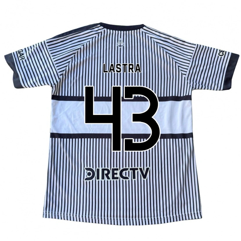 Danxen Donna Maglia Agustin Lastra #43 Bianco Giallo Nero Kit Gara Away 2026/27 Maglietta