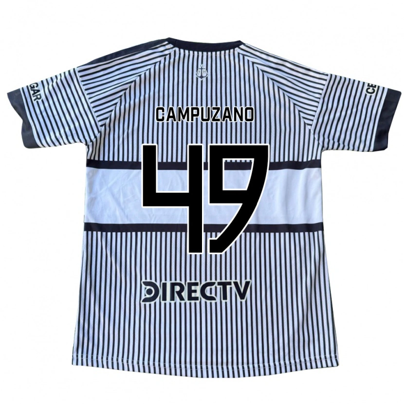 Danxen Donna Maglia Jorman Campuzano #49 Bianco Giallo Nero Kit Gara Away 2026/27 Maglietta