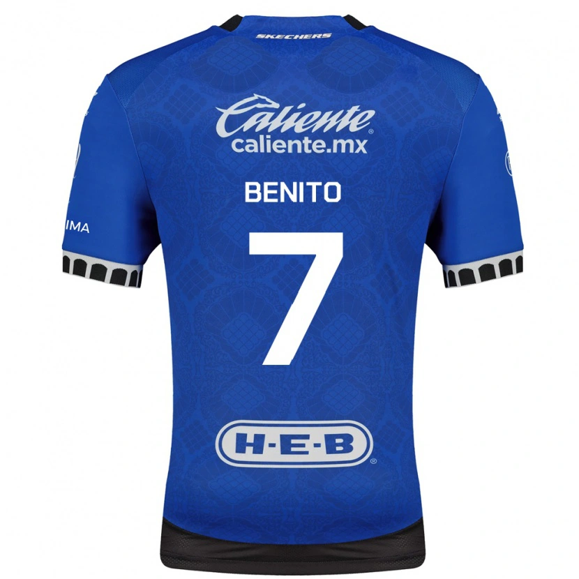 Danxen Donna Maglia Iker Benito #7 Blu Reale Bianco Nero Kit Gara Away 2026/27 Maglietta