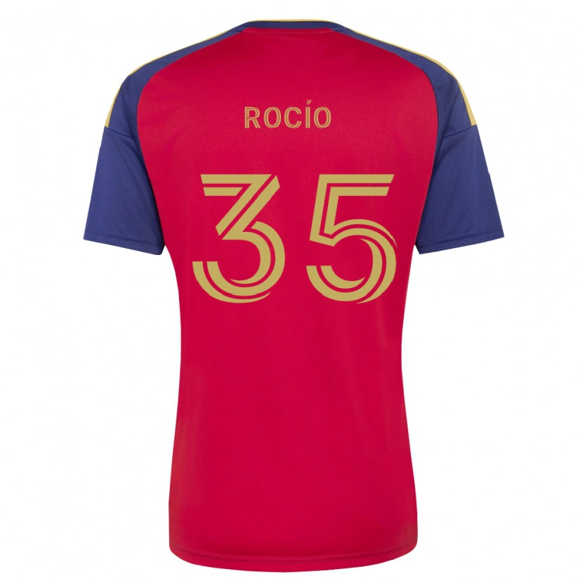 Danxen Bambino Maglia Diego Rocío #35 Blu Reale Marrone Rosso Kit Gara Home 2026/27 Maglietta