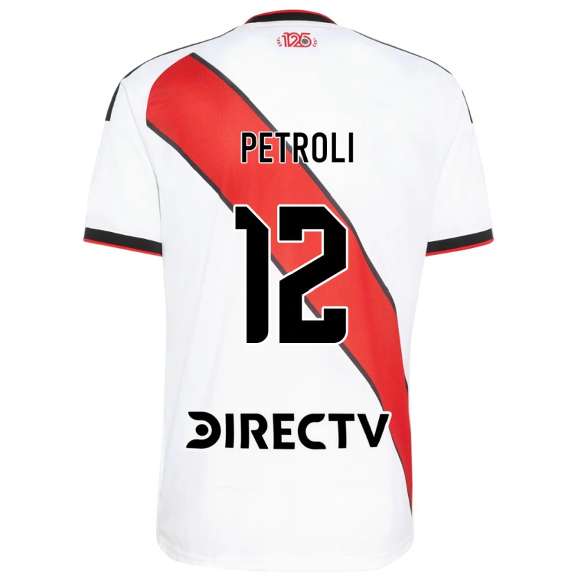 Danxen Bambino Maglia Franco Petroli #12 Rosso Bianco Nero Kit Gara Home 2026/27 Maglietta