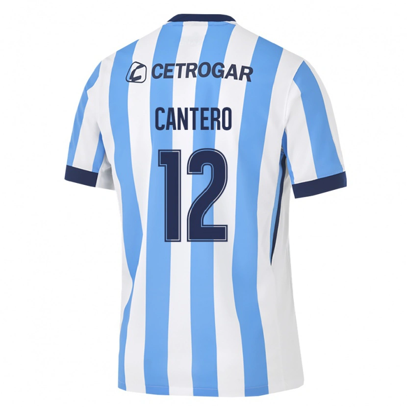 Danxen Bambino Maglia Milton Cantero #12 Azzurro Bianco Nero Kit Gara Home 2026/27 Maglietta
