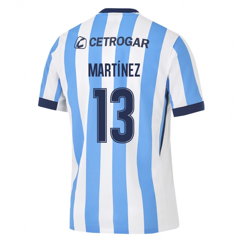Danxen Bambino Maglia Mateo Martínez #13 Azzurro Bianco Nero Kit Gara Home 2026/27 Maglietta