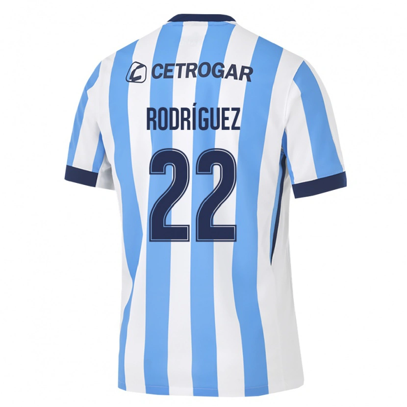 Danxen Bambino Maglia Serena Rodríguez #22 Azzurro Bianco Nero Kit Gara Home 2026/27 Maglietta