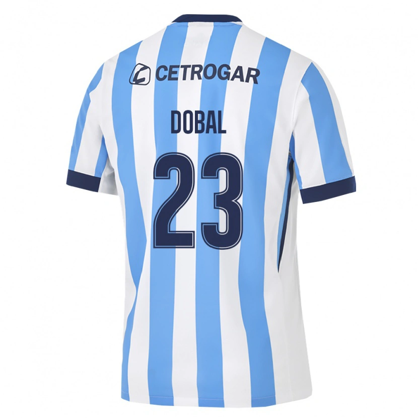 Danxen Bambino Maglia Joaquín Dobal #23 Azzurro Bianco Nero Kit Gara Home 2026/27 Maglietta