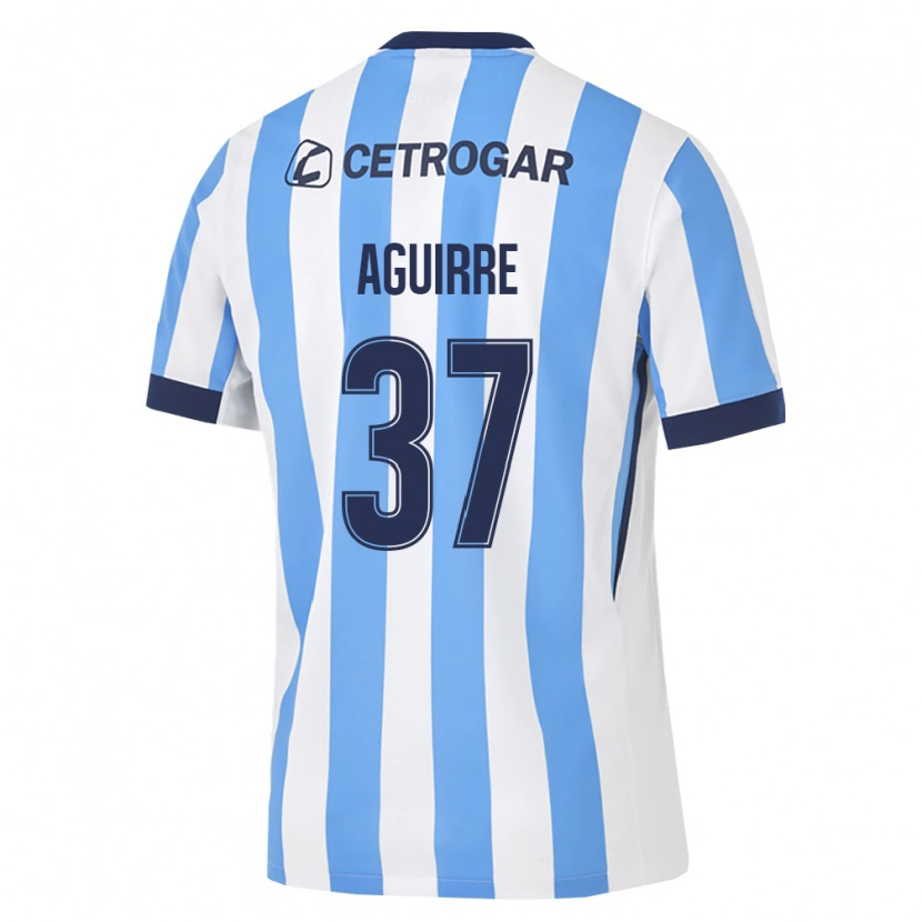 Danxen Bambino Maglia Santino Aguirre #37 Azzurro Bianco Nero Kit Gara Home 2026/27 Maglietta