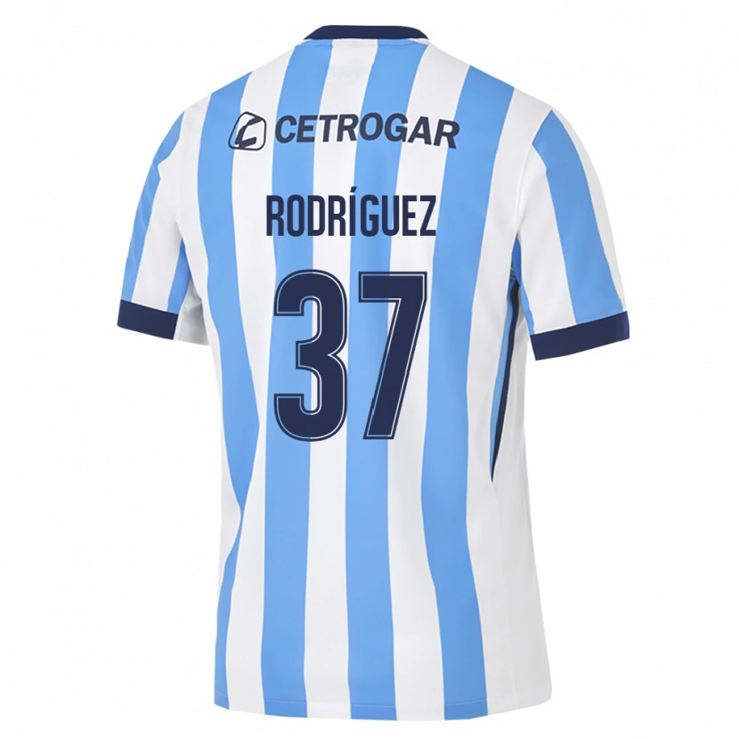 Danxen Bambino Maglia Baltasar Rodríguez #37 Azzurro Bianco Nero Kit Gara Home 2026/27 Maglietta