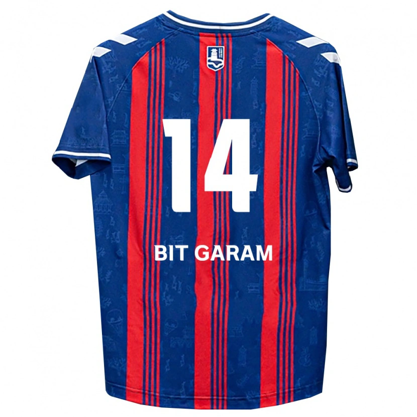 Danxen Bambino Maglia Bit-Garam Yoon #14 Blu Rosso Bianco Kit Gara Home 2026/27 Maglietta
