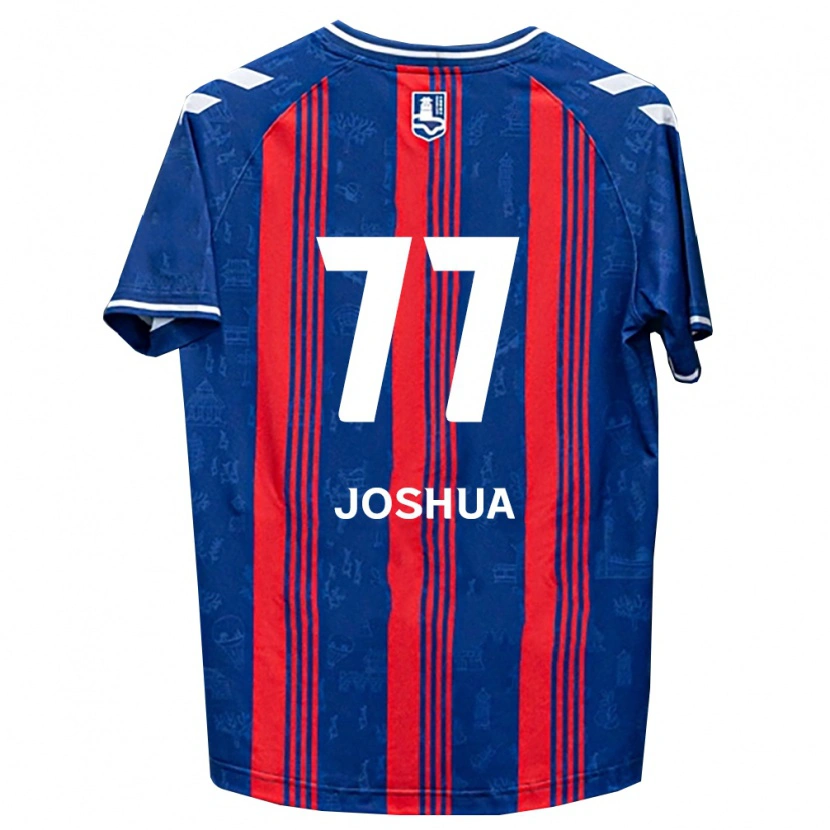 Danxen Bambino Maglia Joshua Eui-Jin Chung #77 Blu Rosso Bianco Kit Gara Home 2026/27 Maglietta