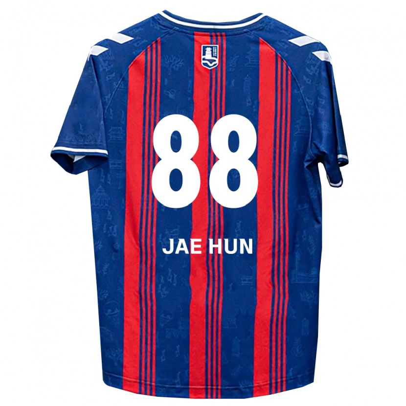 Danxen Bambino Maglia Jae-Hun Park #88 Blu Rosso Bianco Kit Gara Home 2026/27 Maglietta