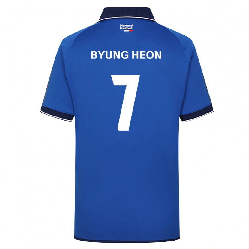 Danxen Bambino Maglia Byung-Heon Yoo #7 Blu Reale Bianco Rosso Kit Gara Home 2026/27 Maglietta