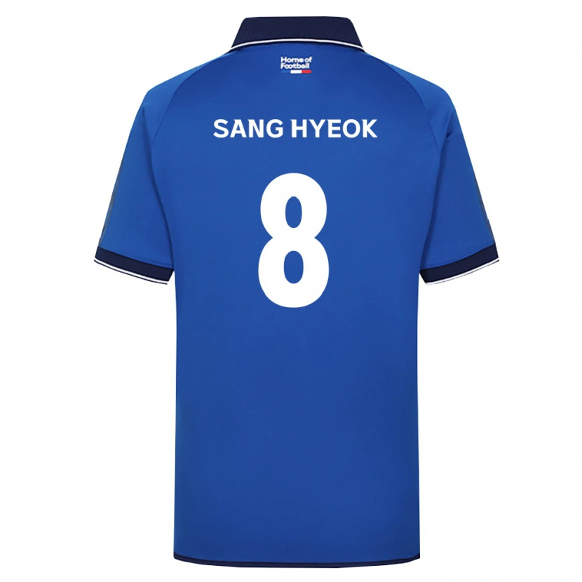 Danxen Bambino Maglia Sang-Hyeok Park #8 Blu Reale Bianco Rosso Kit Gara Home 2026/27 Maglietta