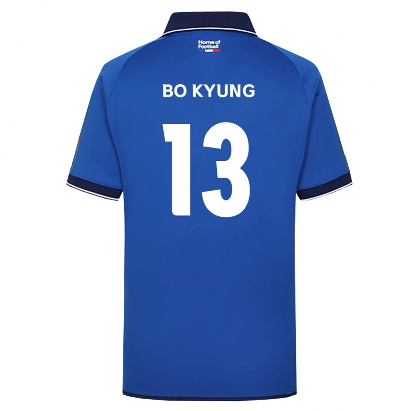 Danxen Bambino Maglia Bo-Kyung Kim #13 Blu Reale Bianco Rosso Kit Gara Home 2026/27 Maglietta