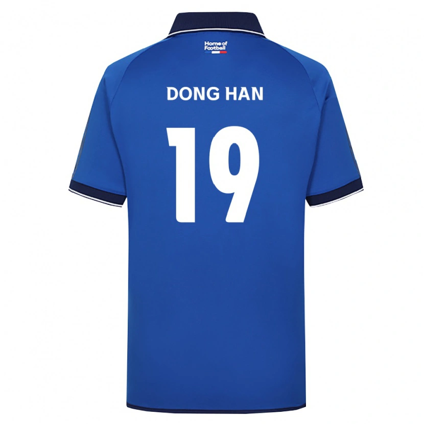 Danxen Bambino Maglia Dong-Han Seo #19 Blu Reale Bianco Rosso Kit Gara Home 2026/27 Maglietta