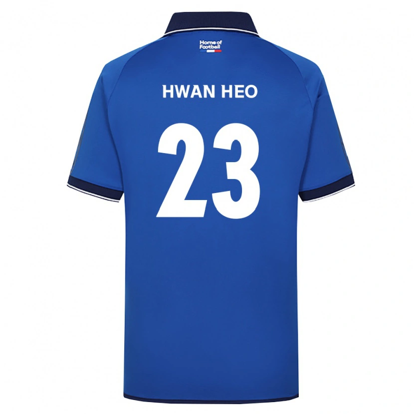 Danxen Bambino Maglia Hwan Heo #23 Blu Reale Bianco Rosso Kit Gara Home 2026/27 Maglietta