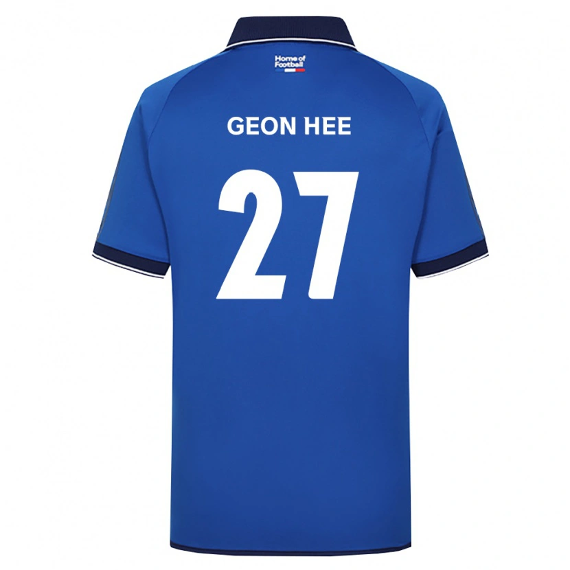 Danxen Bambino Maglia Geon-Hee Lee #27 Blu Reale Bianco Rosso Kit Gara Home 2026/27 Maglietta