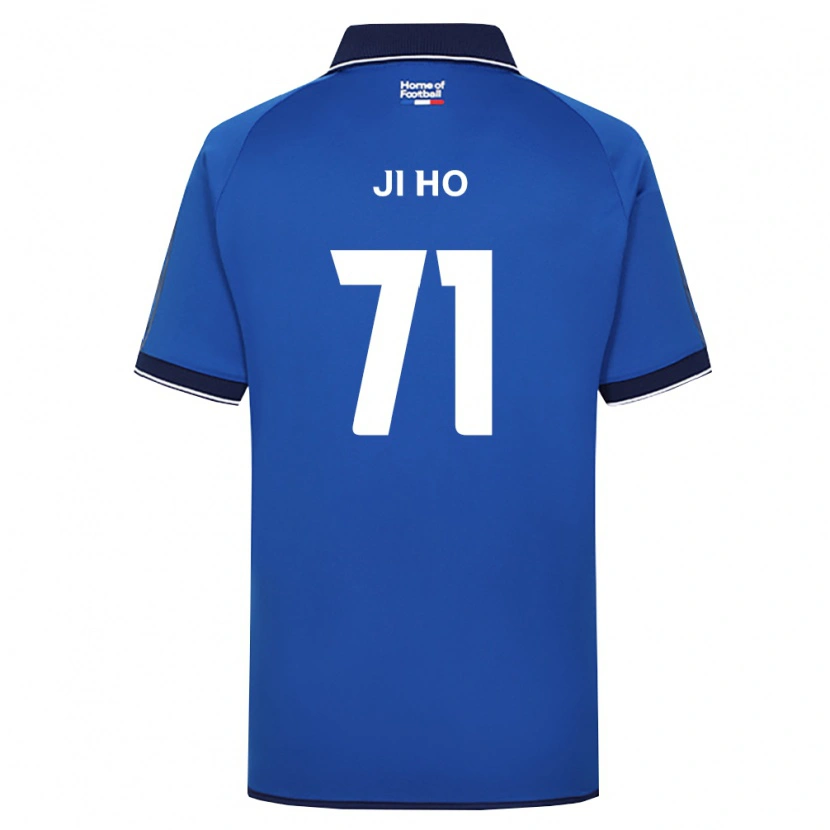 Danxen Bambino Maglia Ji-Ho Kim #71 Blu Reale Bianco Rosso Kit Gara Home 2026/27 Maglietta