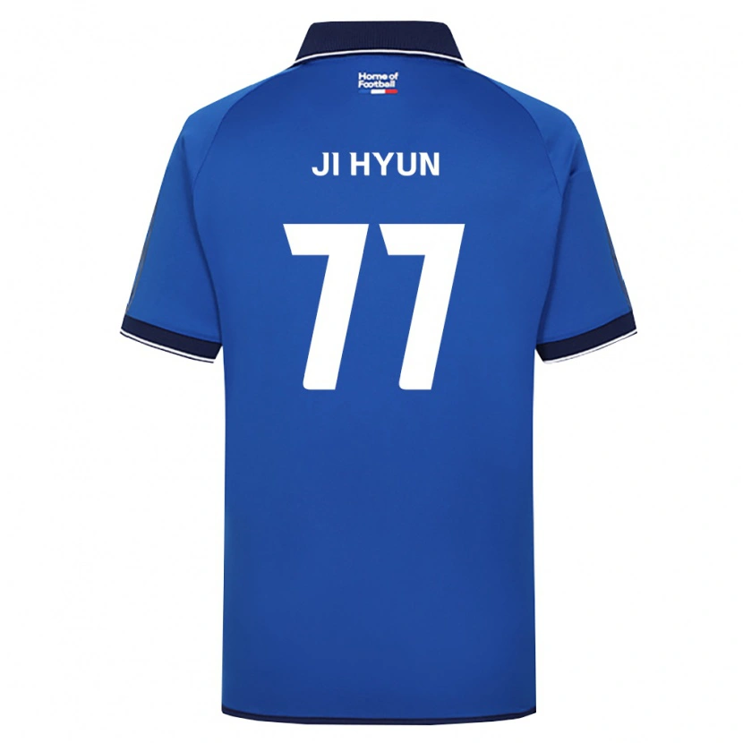 Danxen Bambino Maglia Ji-Hyun Kim #77 Blu Reale Bianco Rosso Kit Gara Home 2026/27 Maglietta