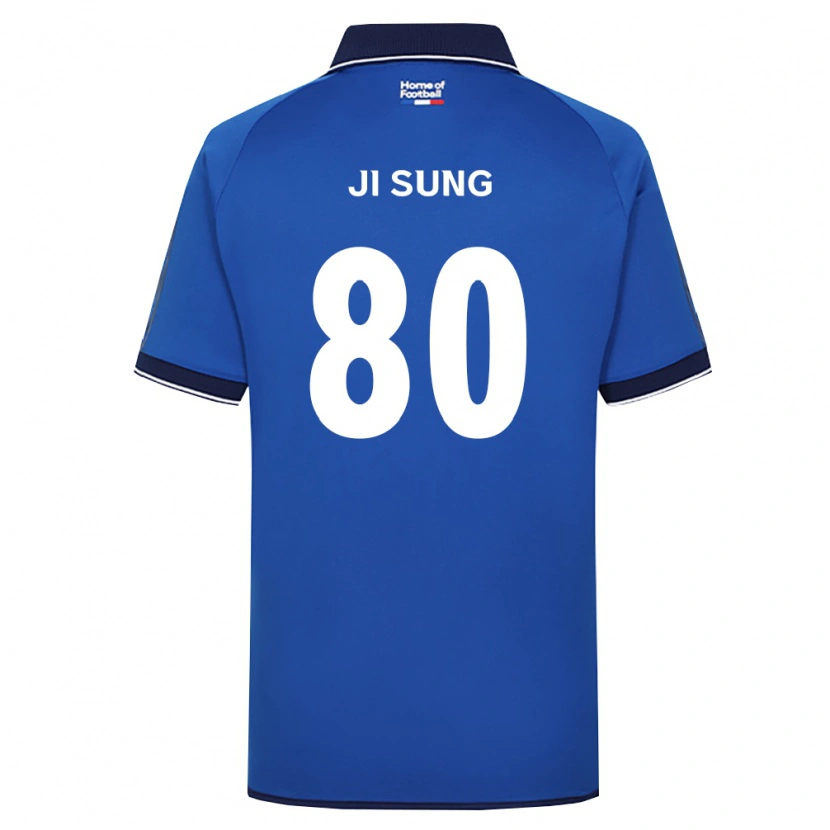 Danxen Bambino Maglia Ji-Sung Kim #80 Blu Reale Bianco Rosso Kit Gara Home 2026/27 Maglietta