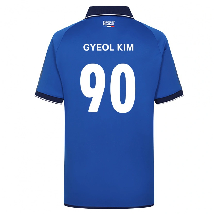 Danxen Bambino Maglia Gyeol Kim #90 Blu Reale Bianco Rosso Kit Gara Home 2026/27 Maglietta